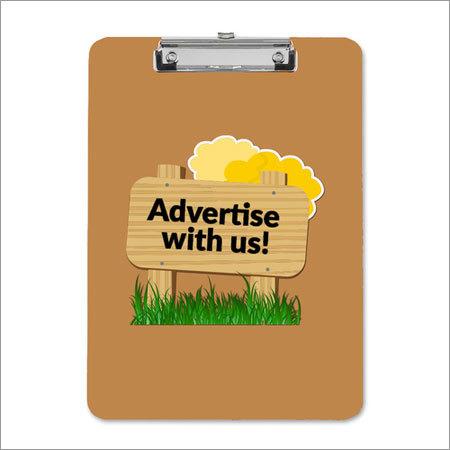 Advertise paper board